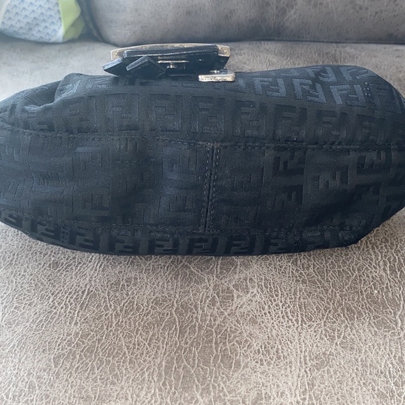 Fendi small zucchino canvas drawstring baguette - Picture 8 of 16